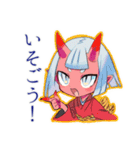鬼娘の祭り集合★屋台へGO（個別スタンプ：13）
