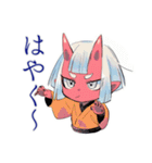 鬼娘の祭り集合★屋台へGO（個別スタンプ：18）