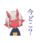 鬼娘の祭り集合★屋台へGO（個別スタンプ：19）