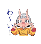 鬼娘の祭り集合★屋台へGO（個別スタンプ：21）