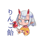 鬼娘の祭り集合★屋台へGO（個別スタンプ：25）