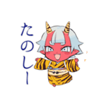鬼娘の祭り集合★屋台へGO（個別スタンプ：38）
