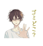 ゴミ出し★ゆるシャツ男子（個別スタンプ：6）