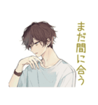 ゴミ出し★ゆるシャツ男子（個別スタンプ：35）