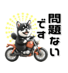 敬語♡バイク好き 黒柴（個別スタンプ：8）