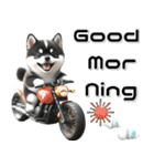 敬語♡バイク好き 黒柴（個別スタンプ：13）