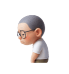 いたずら坊主メガネ (NT)（個別スタンプ：22）