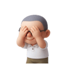 いたずら坊主メガネ (NT)（個別スタンプ：30）