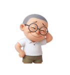 いたずら坊主メガネ (NT)（個別スタンプ：33）