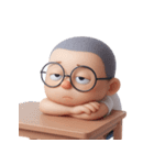 いたずら坊主メガネ (NT)（個別スタンプ：39）