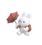 小さな旅するウサギ (NT)（個別スタンプ：3）