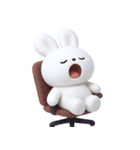 小さな旅するウサギ (NT)（個別スタンプ：12）