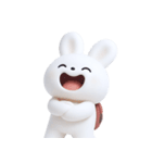 小さな旅するウサギ (NT)（個別スタンプ：13）