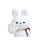 小さな旅するウサギ (NT)（個別スタンプ：25）