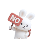 小さな旅するウサギ (NT)（個別スタンプ：30）