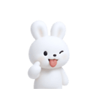小さな旅するウサギ (NT)（個別スタンプ：33）