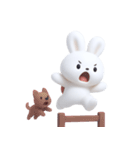 小さな旅するウサギ (NT)（個別スタンプ：36）