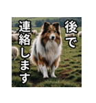 可愛い犬の既読マーク（個別スタンプ：14）