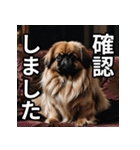 可愛い犬の既読マーク（個別スタンプ：22）