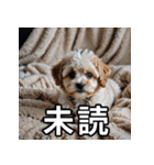 可愛い犬の既読マーク（個別スタンプ：29）