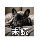 可愛い犬の既読マーク（個別スタンプ：30）