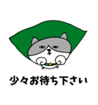 ハチワレのデブ猫（個別スタンプ：3）