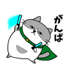 ハチワレのデブ猫（個別スタンプ：9）