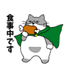 ハチワレのデブ猫（個別スタンプ：13）