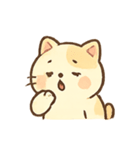 ぷにぷにクリームねこのきもちパレード（個別スタンプ：6）