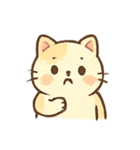 ぷにぷにクリームねこのきもちパレード（個別スタンプ：8）