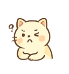 ぷにぷにクリームねこのきもちパレード（個別スタンプ：10）