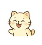 ぷにぷにクリームねこのきもちパレード（個別スタンプ：12）