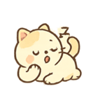ぷにぷにクリームねこのきもちパレード（個別スタンプ：19）