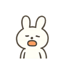しろうさぎの楽しい日常（個別スタンプ：1）