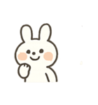しろうさぎの楽しい日常（個別スタンプ：2）