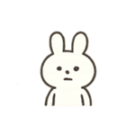 しろうさぎの楽しい日常（個別スタンプ：3）