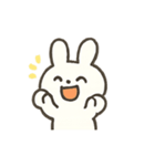 しろうさぎの楽しい日常（個別スタンプ：5）