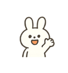 しろうさぎの楽しい日常（個別スタンプ：6）