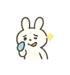 しろうさぎの楽しい日常（個別スタンプ：7）