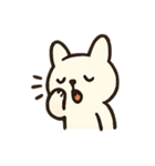 しろねこのたのしいきもち日記（個別スタンプ：1）