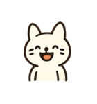 しろねこのたのしいきもち日記（個別スタンプ：2）