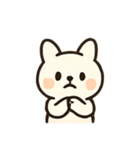 しろねこのたのしいきもち日記（個別スタンプ：19）