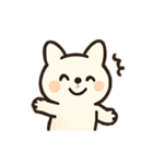 しろねこのたのしいきもち日記（個別スタンプ：24）