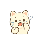 まんまるクリーム猫の日常（個別スタンプ：2）