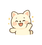 まんまるクリーム猫の日常（個別スタンプ：4）