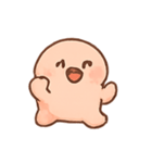 ピンクもちぷにの日常（個別スタンプ：19）