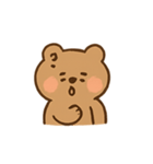 まるっこい茶色くまの日常（個別スタンプ：8）