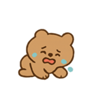 まるっこい茶色くまの日常（個別スタンプ：19）