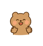 まるっこい茶色くまの日常（個別スタンプ：20）