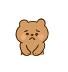 まるっこい茶色くまの日常（個別スタンプ：22）